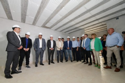 Jaldo supervisó obras en el Complejo Democracia de Tafí del Valle